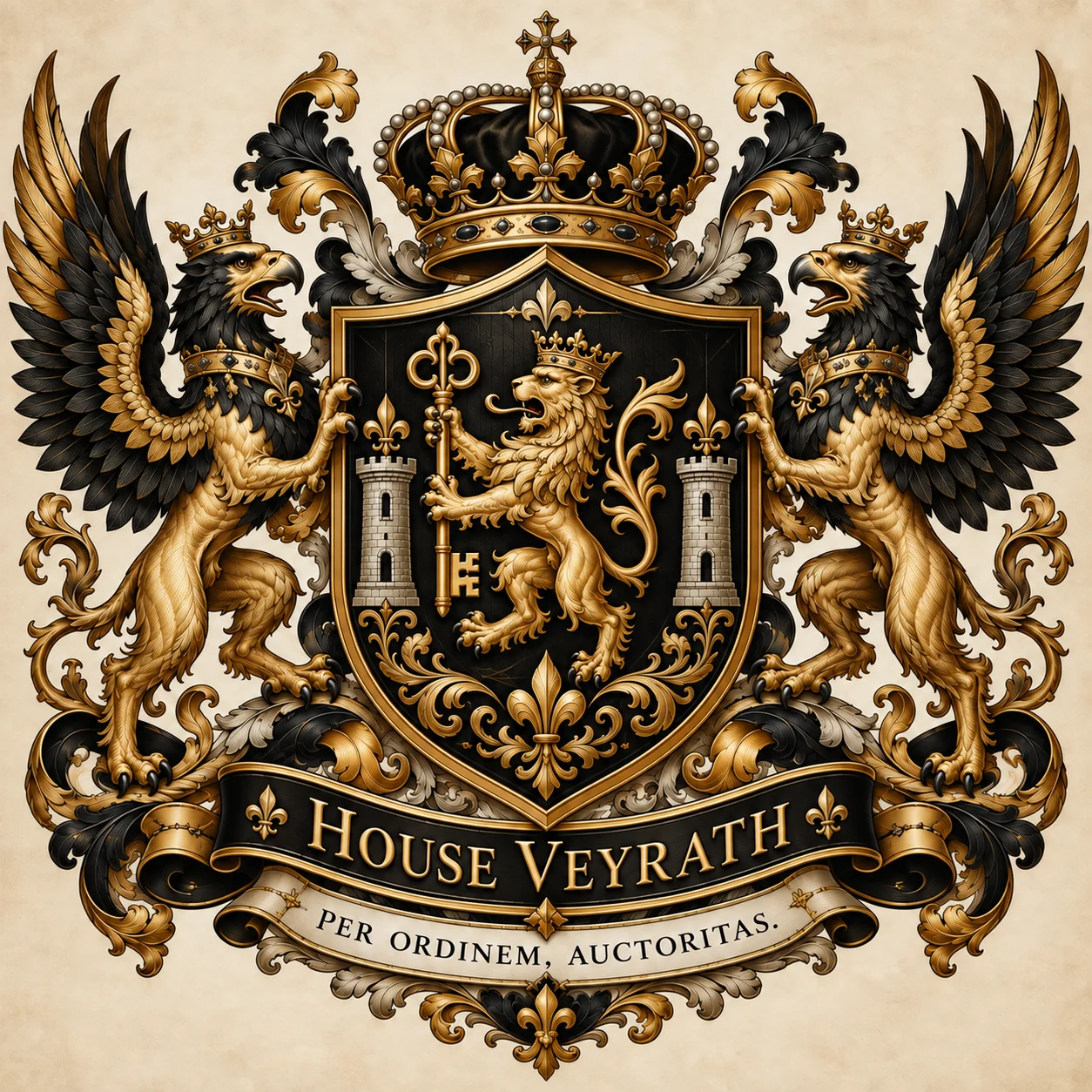Official coat of arms of House Veyrath